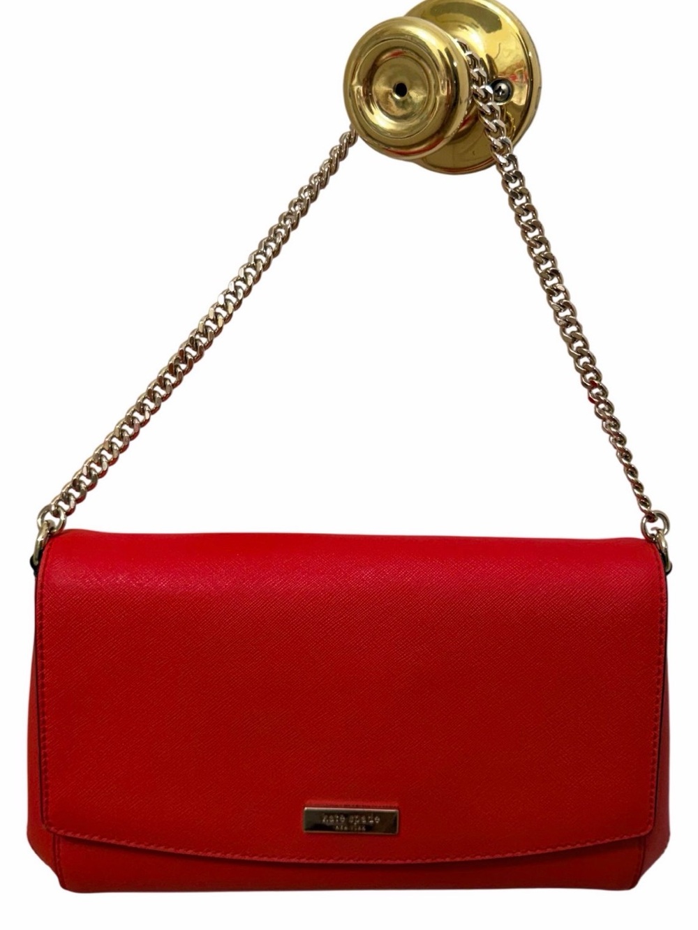 Kate Spade Carson Red Saffiano Convertible Crossbody Bag NWOT